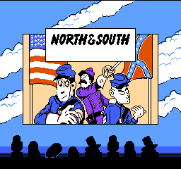 North & South title screen for Famicom